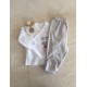 Set of cross-shirt and footed pants Mediterráneo