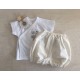 Set of cross-shirt and short Mediterraneo