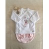 Set of cross-shirt and nappy cover M