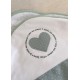 Hooded towel Cuore