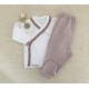 Set of cross-shirt and footed pants Firenze