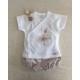 Set of cross-shirt and short Mediterraneo