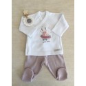 Set of cross-shirt and nappy cover M