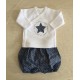 Conjunto cruzado con short Star